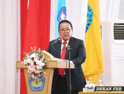 Gubernur Arinal Terima Penghargaan Wira Utama Bhakti 2023 pada Puncak Dies Natalis Unila ke- 58