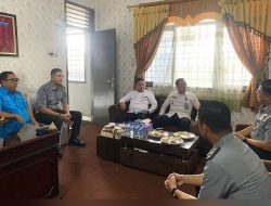 Perkuat Sinergi, Kepala Rutan Kelas IIB Sukadana Terima Kunjungan Kepala BNNK Lampung Timur