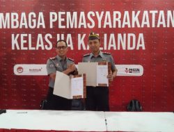 Lapas Kalianda Tandatangani Perjanjian Kerjasama Dengan Bapas Bandar Lampung