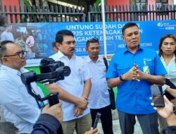 Dirut BPJS Ketenagakerjaan Ucapkan Selamat Harpelnas Kepada Pedagang Pasar dan Pekerja Disabilitas di Lampung