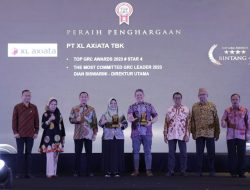 Penerapan Prinsip ESG Terus Ditingkatkan, XL Axiata Raih TOP GRC Awards 2023