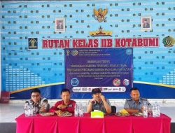 Tingkatkan Kompetensi Pegawai, Rutan Kotabumi Dengan BNNK Way Kanan Laksanakan Bimtek Pencegahan Peredaran Narkoba di Rutan