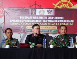 Tingkatkan Semangat Bela Negara, Lapas Kotabumi Laksanakan Pembinaan Fisik Mental Disiplin