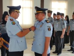 Lantik Pejabat Administrasi, Kalapas Metro Harapkan Peningkatan Kinerja