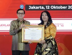 Kanwil Kemenkumham Lampung Berhasil Raih Prestasi Gemilang Dalam Pertemuan Nasional Pengelola JDIHN dan LDCC Awards Tahun 2023