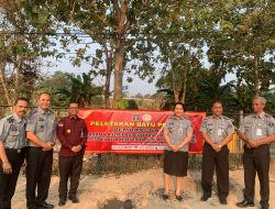 Kakanwil Sorta Hadiri Kegiatan Peletakan Batu Pertama Pembangunan Sarana Asimilasi Edukasi dan Griya Abhipraya