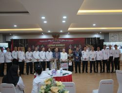 Karutan Sukadana Ikuti Acara Lepas Sambut Pimpinan Tinggi Pratama di Lingkungan Kanwil Kemenkumham Lampung
