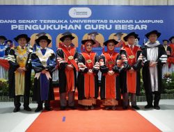 Rektor Prof Yusuf Barusman Kukuhkan 4 Guru Besar Fakultas Hukum UBL