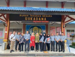 Tim Observer BPSDM Kemenkumham RI Laksanakan Kunjungan Lapangan Evaluasi Pasca Pelatihan Dasar CPNS di Rutan Sukadana