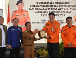 Direktorat Bina Potensi Basarnas Gelar Pemberdayaan Masyarakat di Desa Way Muli Lampung Selatan