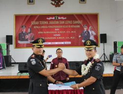 Lapas Kotaagung Gelar Sertijab, Kalapas Kelas IIB Kotaagung Resmi Dipimpin Andi Gunawan