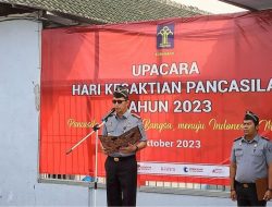 Semarak Pelaksanaan Upacara Peringatan Hari Kesaktian Pancasila di Lapas Kalianda