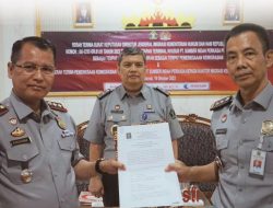 Serah Terima Tempat Pemeriksaan Keimigrasian Terminal Khusus PT. Sumber Indah Perkasa dari Kanim Bandarlampung ke Kanim Kalianda