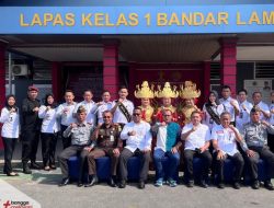 Wamenkumham RI dan Anggota Komisi III DPR RI Melakukan Kunjungan ke Lapas Kelas I Bandarlampung