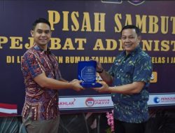 Karutan Kelas I Jakarta Pusat Pimpin Pisah Sambut Bagi Pejabat Administratif