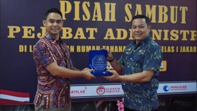Karutan Kelas I Jakarta Pusat Pimpin Pisah Sambut Bagi Pejabat Administratif