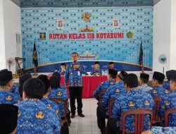 Kadivpas Kemenkumham Lampung Beri Penguatan Tusi Pemasyarakatan Kepada Jajaran Rutan Kotabumi dan Rupbasan Kotabumi