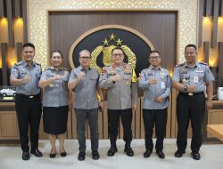 Tiba di Tanah Lampung, Staf Ahli Menkumham Bidang Ekonomi Kunjungi Polda Lampung