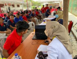 Rutan Kelas I Bandarlampung Melaksanakan Skrining Penyakit Menular TBC Bagi WBP