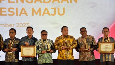 Pemprov Lampung Raih Anugerah Pengadaan 2023 untuk Penggunaan Produk Dalam Negeri Terbesar