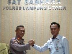 Kepala Rupbasan Kelas II Kotabumi Kunjungi Polres Lampung Utara Untuk Memperkuat Sinergitas