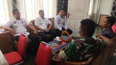 Tingkatkan Sinergi Jaga Keamanan dan Ketertiban Lapas, Kepala Lapas Kotaagung Silaturahmi dengan Dandim 0424 Tanggamus