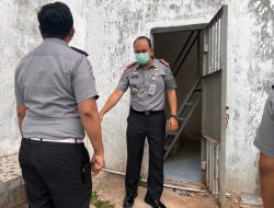 Deteksi Dini Gangguan Kamtib, Kalapas Narkotika Bandar Lampung Inspeksi Keamanan Pos Atas