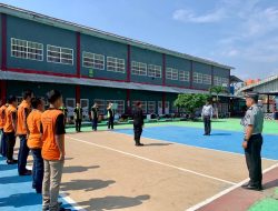 Pimpin Apel Tamping, Kepala KPR Rutan Sukadan Tegaskan Kedisiplinan