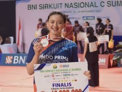 Mahasiswi UBL Juarai Sirkuit Nasional Bulutangkis BNI C Sumsel 2023