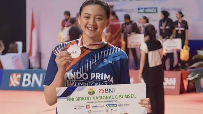 Mahasiswi UBL Juarai Sirkuit Nasional Bulutangkis BNI C Sumsel 2023