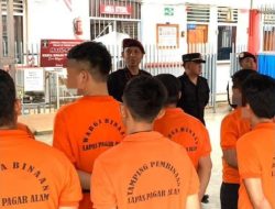 Beri Pengarahan pada Tamping, Kalapas Pagar Alam Tekankan Jaga Amanat