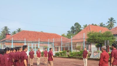 Laksanakan Mitigasi Risiko Sebelum Berakhir Pekan, Kalapas Kotaagung Beri Penguatan Dalam Apel Rutin Pegawai