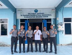 Perkuat Sinergitas dan Kolaborasi, Kalapas Mukhlisin Fardi Silaturahmi ke BNNK Muara Enim