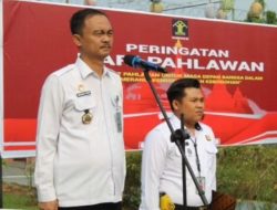 Kalapas Muara Enim Mukhlisin Fardi Pimpin Upacara Peringatan Hari Pahlawan 2023