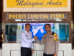 Jalin Sinergitas Komunikasi dan Koordinasi, Karutan Kotabumi Kunjungi Polres Lampung Utara