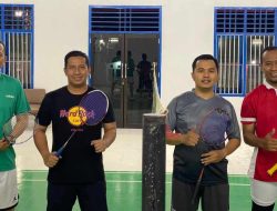 Rutan Kotabumi Olahraga Bersama dan Nobar Dengan Jajaran Internal Kemenkumham