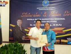 Kalapas Kelas IIB Tanjungpandan Menghadiri Silaturahmi dan Mohon Diri Kepala BNNK Belitung