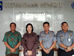 Jalin Sinergitas, Kalapas Kelas IIB Tanjungpandan Silaturahmi Dengan Kajari Belitung
