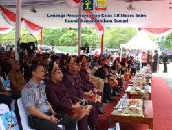 Kalapas Mukhlisin Fardi Hadiri Acara Peresmian Gedung DPM PTSP dan MPP Muara Enim