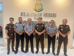 Koordinasi Efektif : Kalapas Muara Enim Mukhlisin Sambangi Kejari Pali