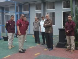 Disambut Kalapas Saiful Sahri, Mantan Ditjenpas dan Mantan Kalapas Kelas I Bandarlampung Melakukan Kunjungan ke Lapas Rajabasa