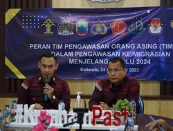 Rapat Koordinasi, Timpora Kabupaten Lampung Selatan Tingkatkan Pekuat Pengawasan Orang Asing Jelang Pemilu 2024