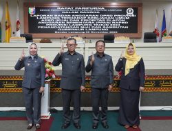 Badan Anggaran DPRD Sampaikan Laporan Terkait Kebijakan Umum APBD (KUA) dan Prioritas Plafon Anggaran Sementara (PPAS) RAPBD Provinsi Lampung Tahun 2024