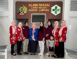 Wujudkan Sinergitas, Tim Surveior Puskesmas Rajabasa Indah Lakukan Kunjungan ke Lapas Kelas I Bandar Lampung