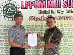 Dapur Alap Lapas Kelas III Pagar Alam Terima Sertifikat Halal LPPOM MUI dan Kementerian Agama RI