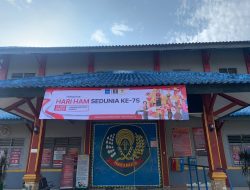 Gelorakan Peringatan Hari HAM Sedunia ke-75, Rutan Sukadana Laksanakan Pemasangan Spanduk dan Umbul-Umbul