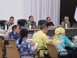 Gubernur Lampung Melakukan Wawancara Penilaian Penghargaan Nirwasita Tantra 2023