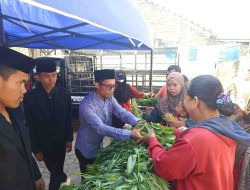 Masyarakat Antusias, Pondok Pesantren Tahfidz Al-Quran Miftahul Jannah Bandarlampung Bagikan Sayuran Gratis