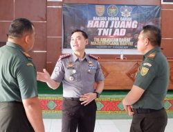 Lapas Kotabumi Ikuti Bakti Sosial Donor Darah Memperingati Semarak Hari Juang TNI-AD Ke-78