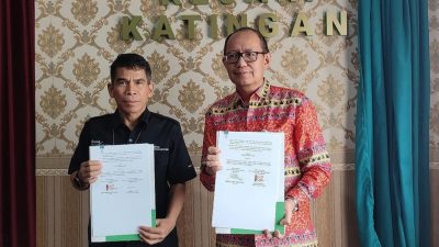 Kepala Kejari Katingan Laksanakan Penandatanganan Perjanjian Kerja Sama Dengan BPJS Ketenagakerjaan Cabang Sampit